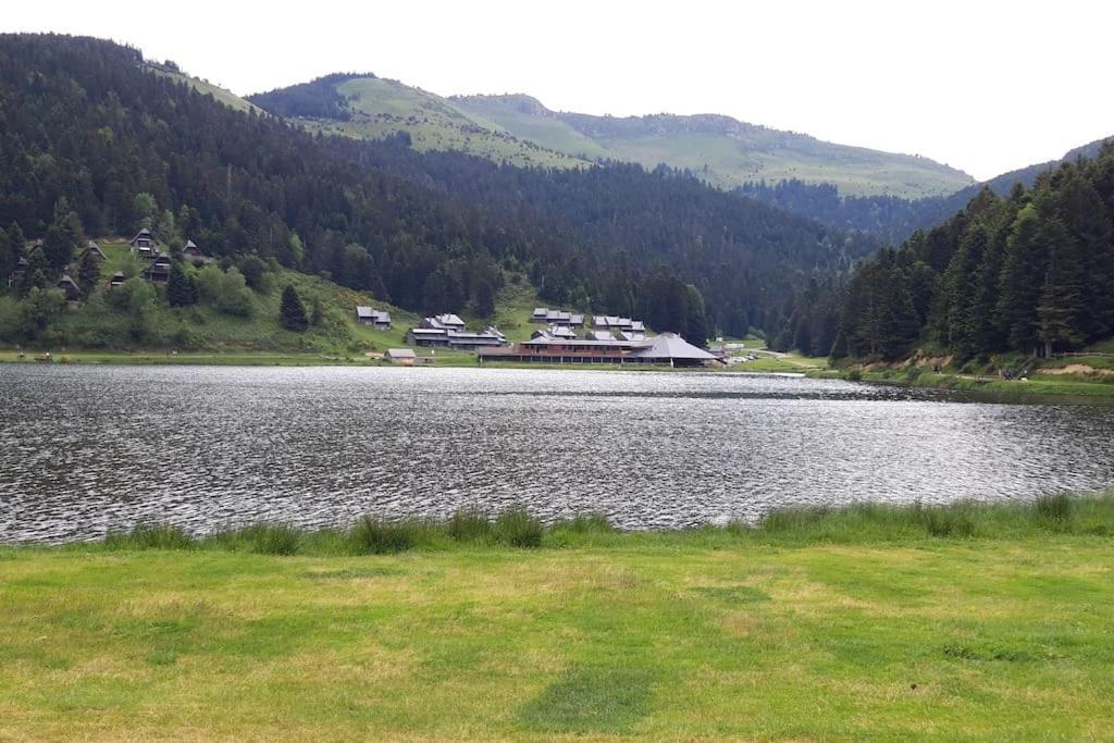 La Cabane Du Cerf A Payolle Campan Exteriör bild